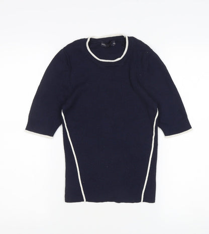 Womens UK Size 14 Marks and Spencer Blue Pullover Jumper