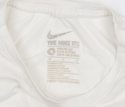 Nike Men's M White Star Graphic T-Shirt