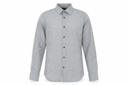 Front view of G-Star RAW Men's Grey Long Sleeve Shirt, M, Button-Up