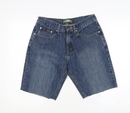 Lee Men's Blue Denim Relaxed Fit Shorts 2XL