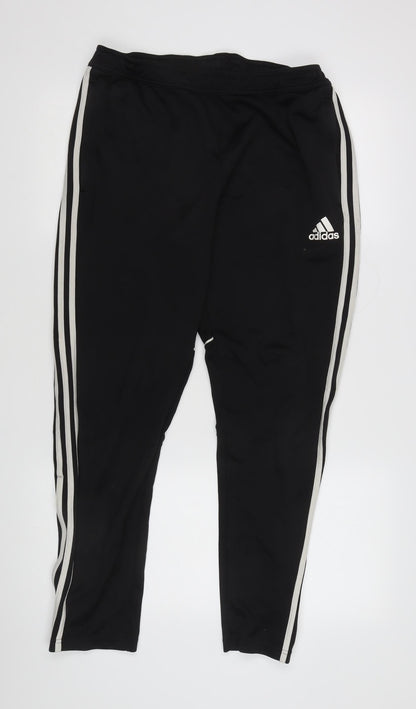 Adidas Men's Black Track Pants L Gym Training