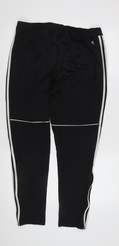Adidas Men's Black Track Pants L Gym Training