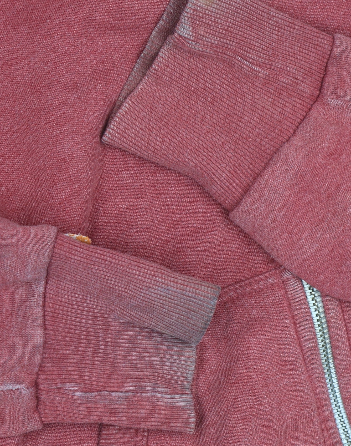 Superdry Men's Red Full Zip Hoodie - Medium