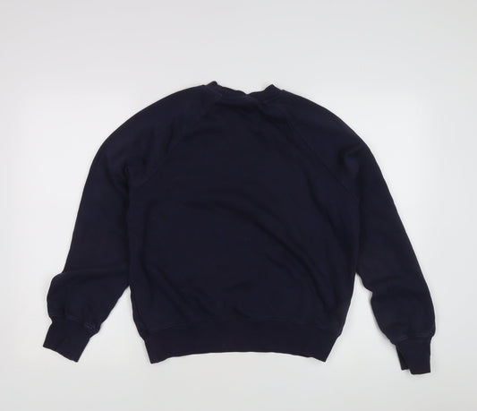 H&M Blue Unisex Firenze Sweatshirt, Size 14