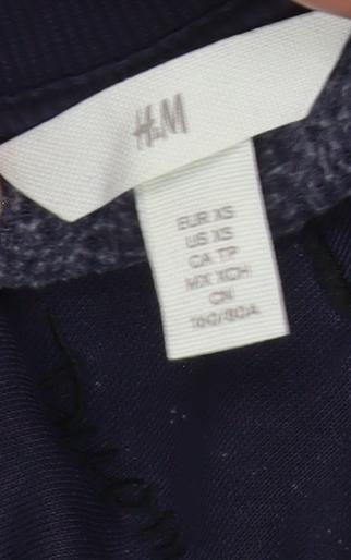 H&M Blue Unisex Firenze Sweatshirt, Size 14
