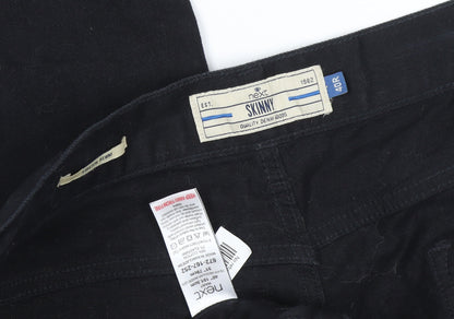 Next Men's Black Skinny Jeans, Size 40, Excellent