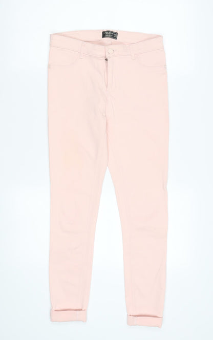 Womens UK Size 12 Cherokee Slim Fit Jegging Pink Trousers
