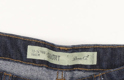 Denim Co Unisex Kids Blue Denim Shorts 13-14 Years