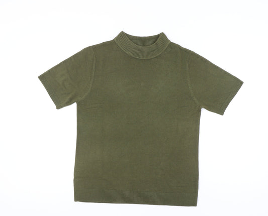 Damart Women's Green High Neck Jumper UK 14