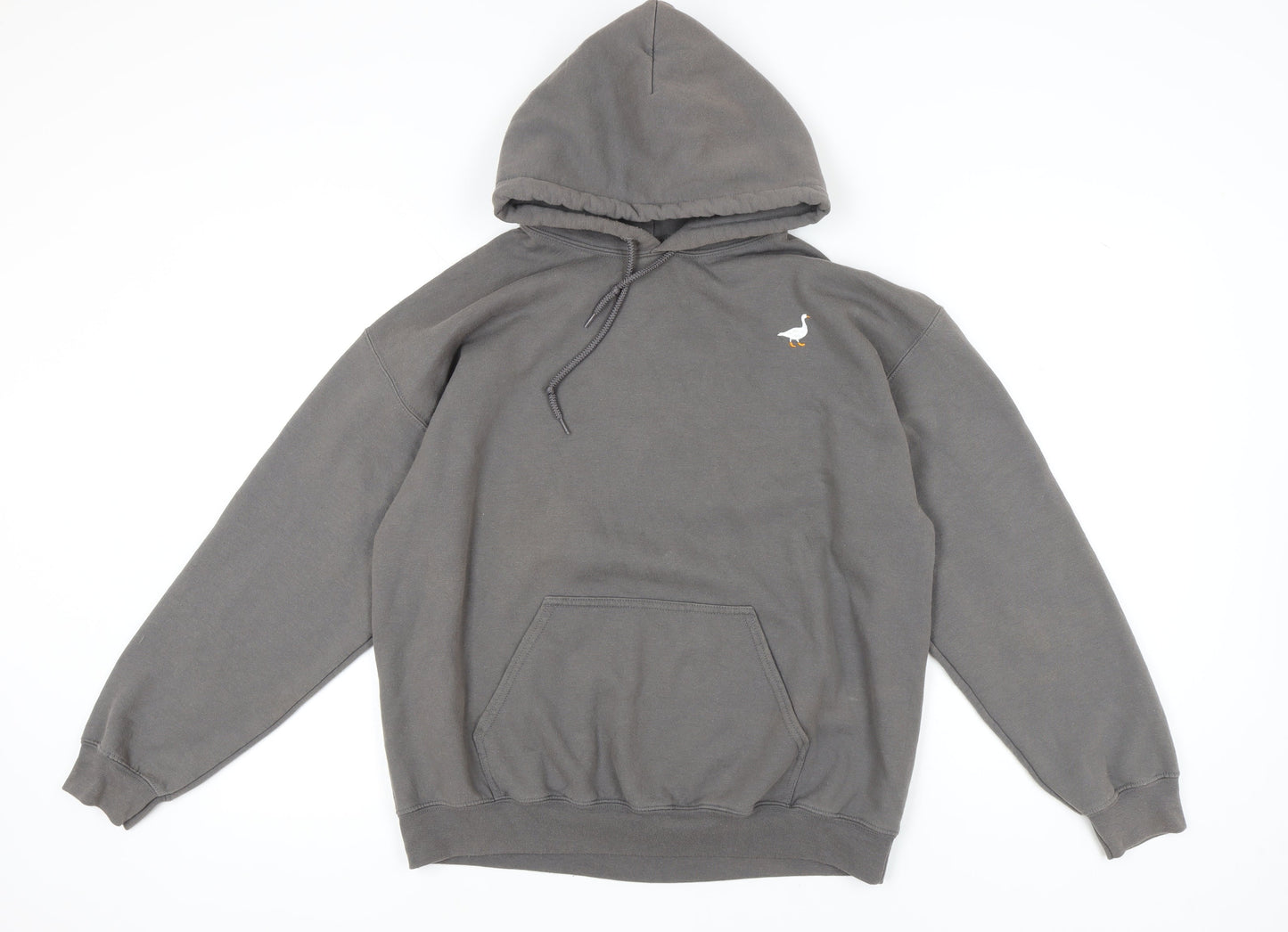 Mens UK Size L G&G Grey Pullover Hoodie