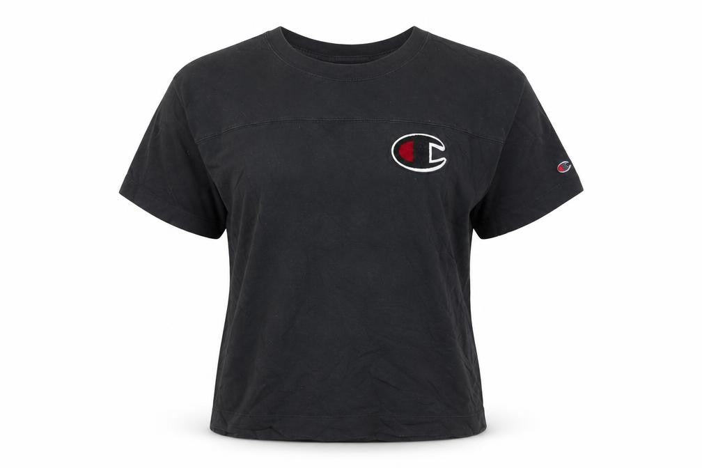 Unisex Adults UK Size S Champion Black Basic T-Shirt