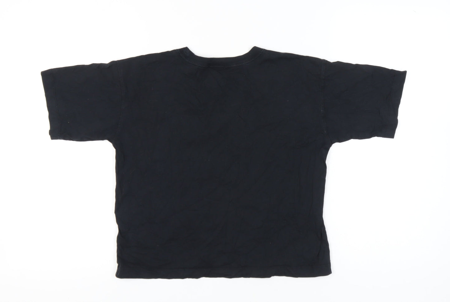 Unisex Adults UK Size S Champion Black Basic T-Shirt