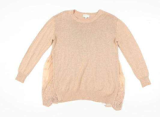 Apricot Women's Beige Pullover Jumper Size 10