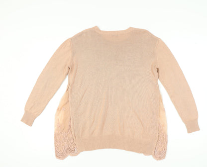 Apricot Women's Beige Pullover Jumper Size 10