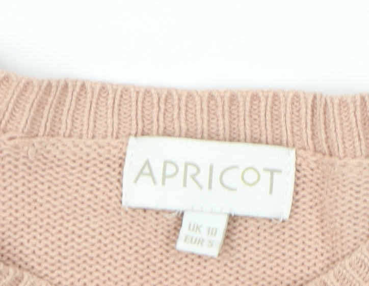 Apricot Women's Beige Pullover Jumper Size 10