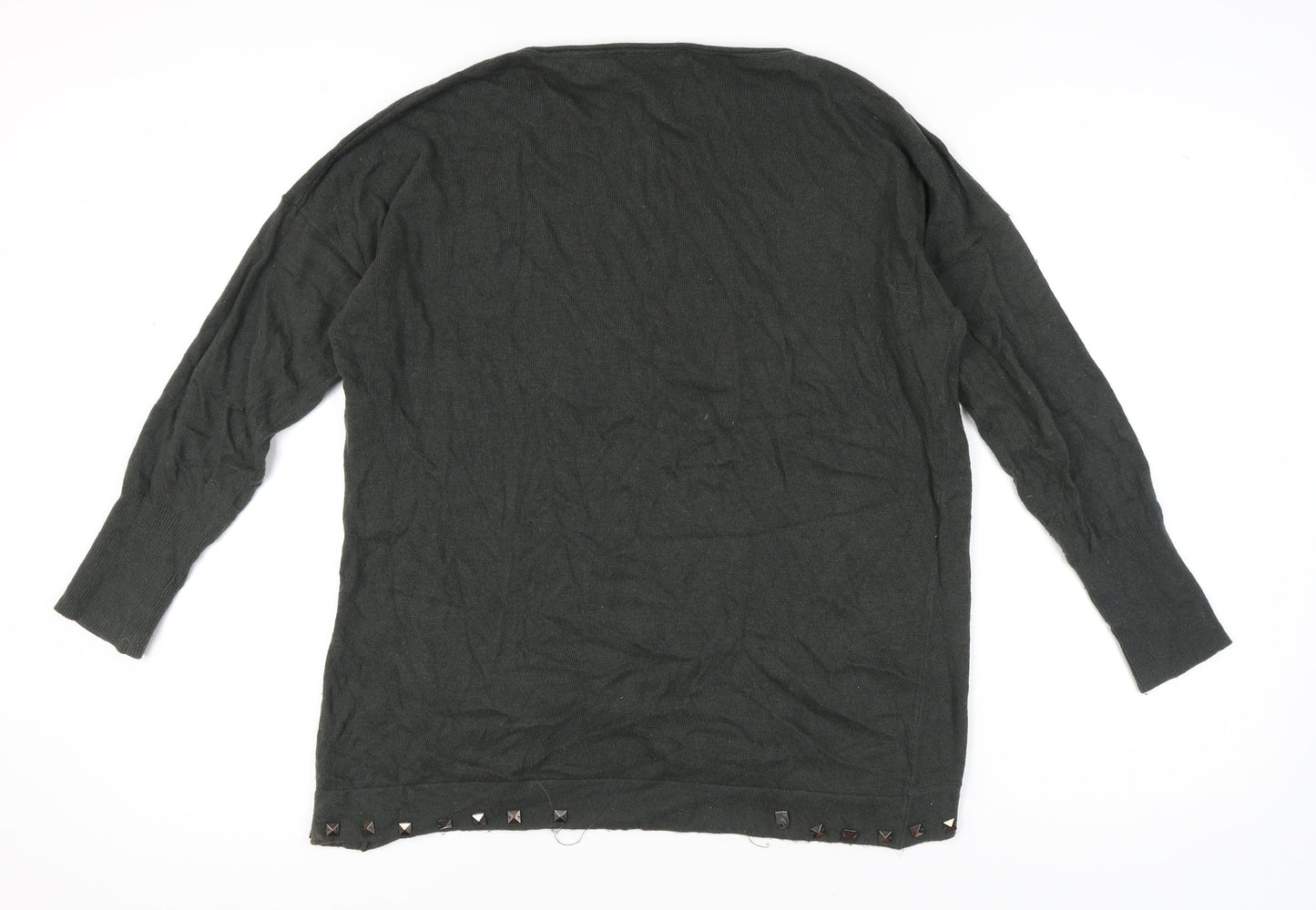 Womens UK Size L Mint Velvet Grey Pullover Jumper