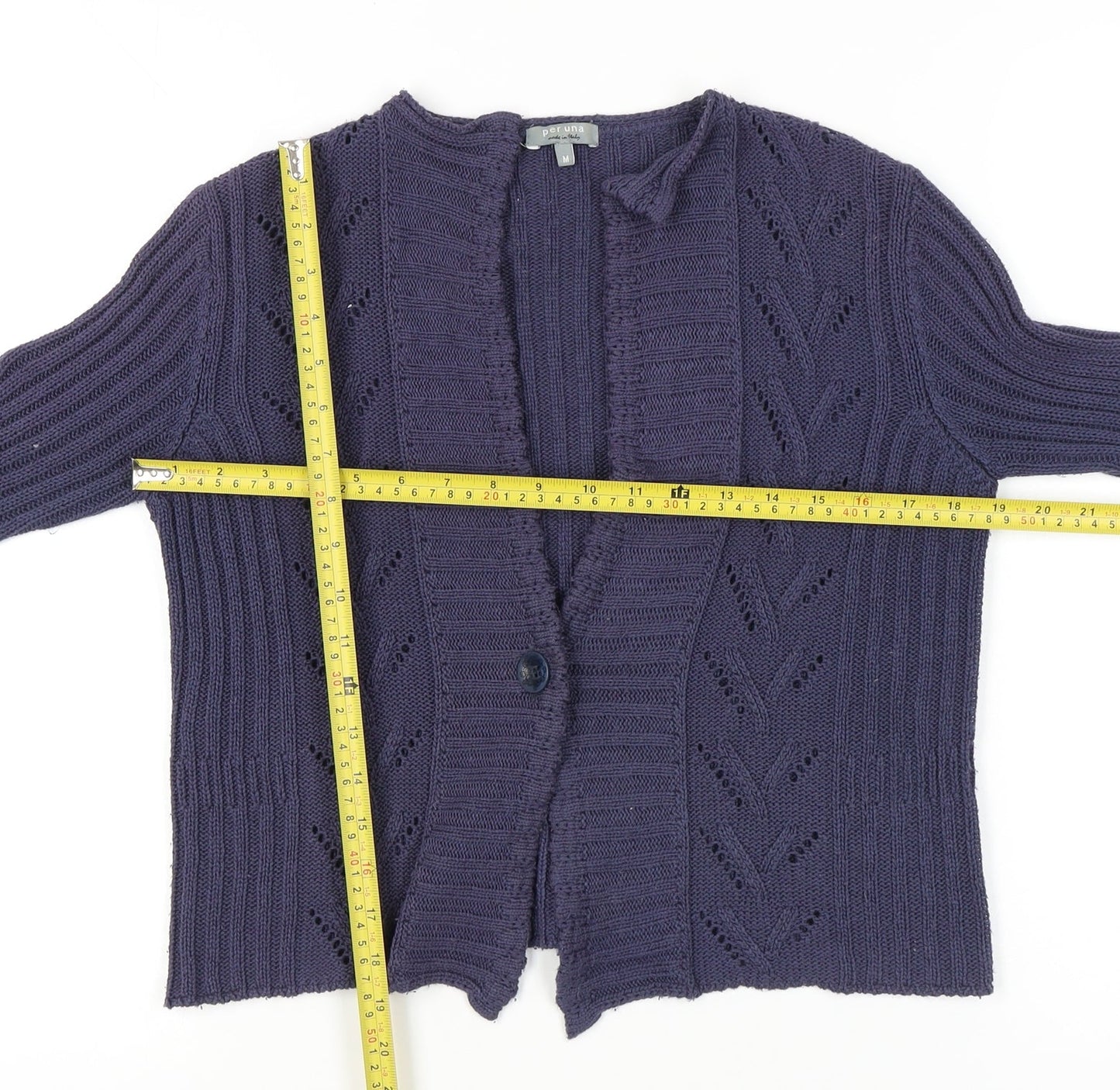 Womens UK Size M Per Una Purple Cardigan Jumper