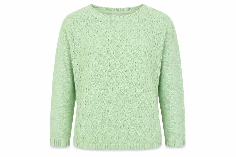 Womens UK Size 12 Marks and Spencer Green Pullover Jumper