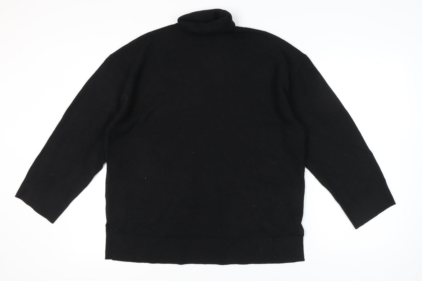 Womens UK Size L Marks and Spencer Black Pullover Jumper