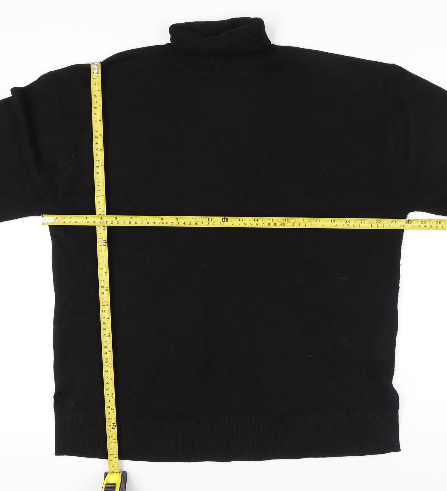 Womens UK Size L Marks and Spencer Black Pullover Jumper