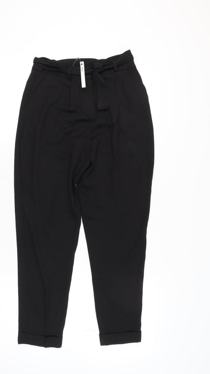 Womens UK Size 8 ASOS Regular Fit  Black Trousers