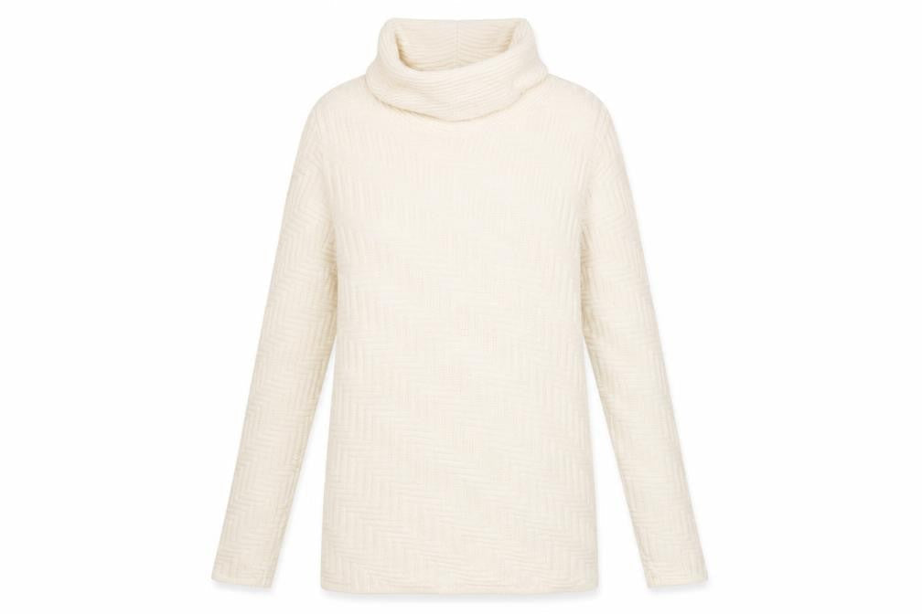 Womens UK Size 10 Berkertex Ivory Pullover Jumper