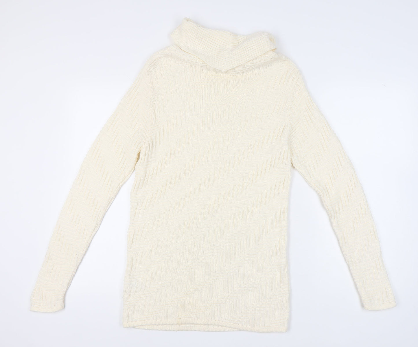 Womens UK Size 10 Berkertex Ivory Pullover Jumper