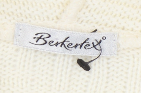 Womens UK Size 10 Berkertex Ivory Pullover Jumper