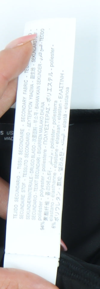 Zara Women’s Black S Velvet Bodysuit Beaded Detail