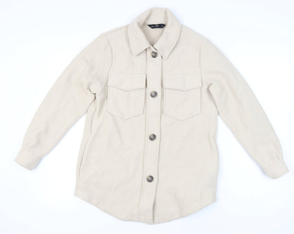 F&F Women's Beige Mid-Length Jacket, Size S, Casual