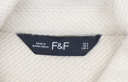 F&F Women's Beige Mid-Length Jacket, Size S, Casual