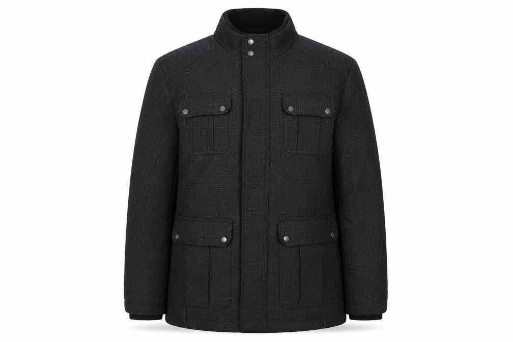 Mens UK Size XL Lincoln Black Basic Jacket