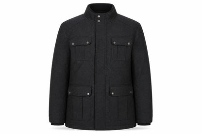 Mens UK Size XL Lincoln Black Basic Jacket