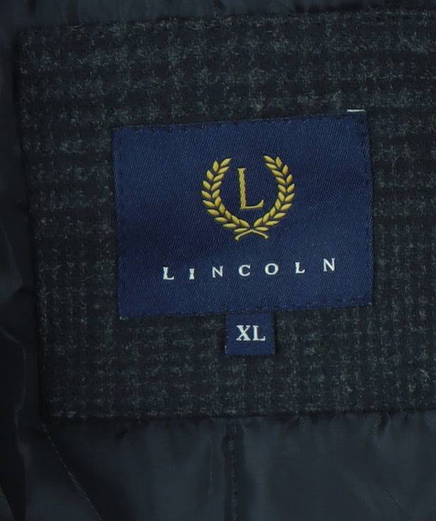 Mens UK Size XL Lincoln Black Basic Jacket