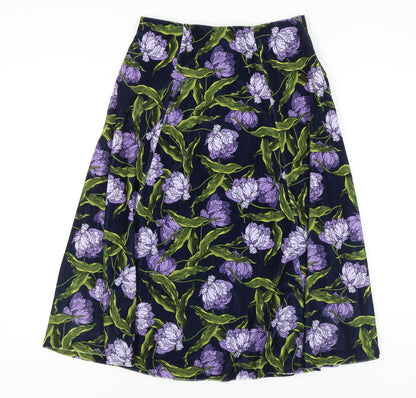 Marks and Spencer Women's Floral A-Line Long Skirt Size 10