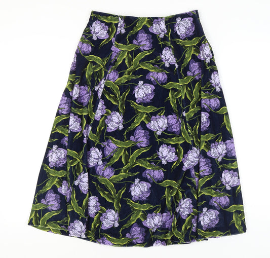 Marks and Spencer Women's Floral A-Line Long Skirt Size 10