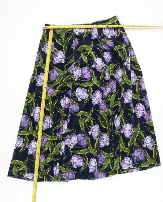 Marks and Spencer Women's Floral A-Line Long Skirt Size 10