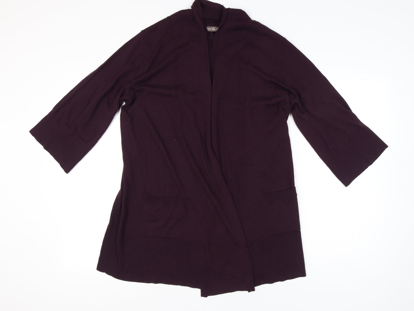 Womens UK Size 18 Marks and Spencer Purple Cardigan Jumper