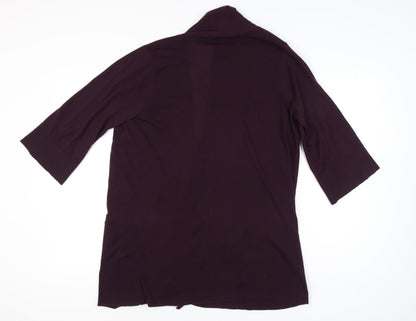 Womens UK Size 18 Marks and Spencer Purple Cardigan Jumper
