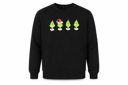 The Grinch Men's XL Black Pullover Sweatshirt