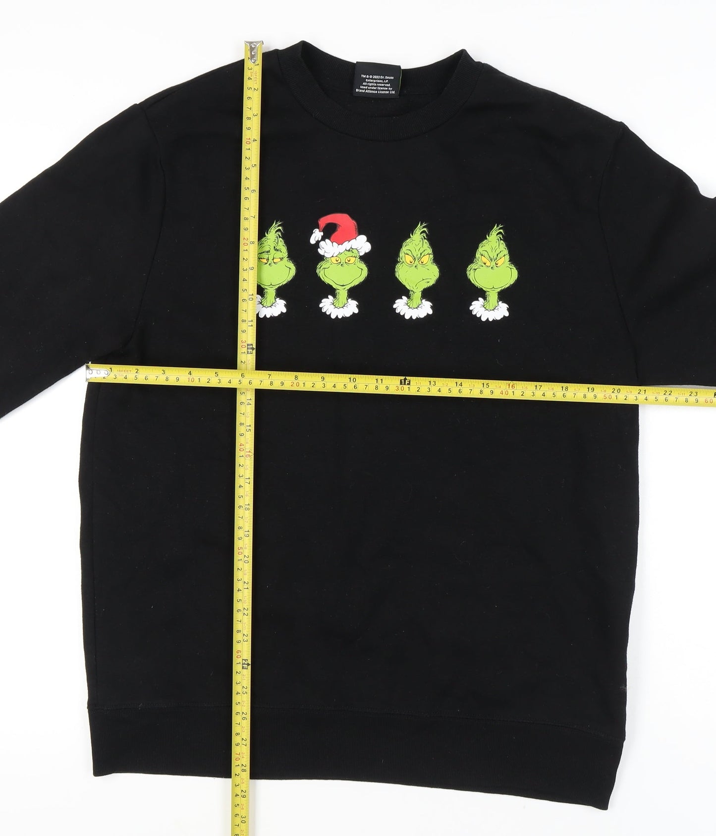 The Grinch Men's XL Black Pullover Sweatshirt