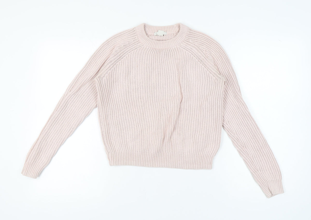H&M Women’s Pink Pullover Jumper, Size 12