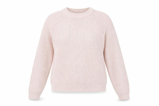 Front view of H&M Women’s Pink jumper, size UK 12