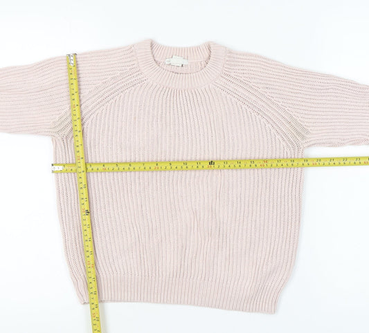 H&M Women’s Pink Pullover Jumper, Size 12