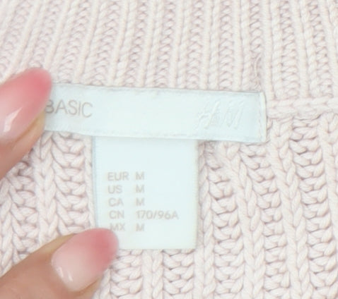 H&M Women’s Pink Pullover Jumper, Size 12