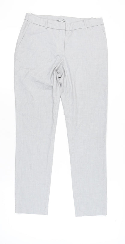 Womens UK Size 8 H&M Regular Fit Workwear Casual Grey Trousers