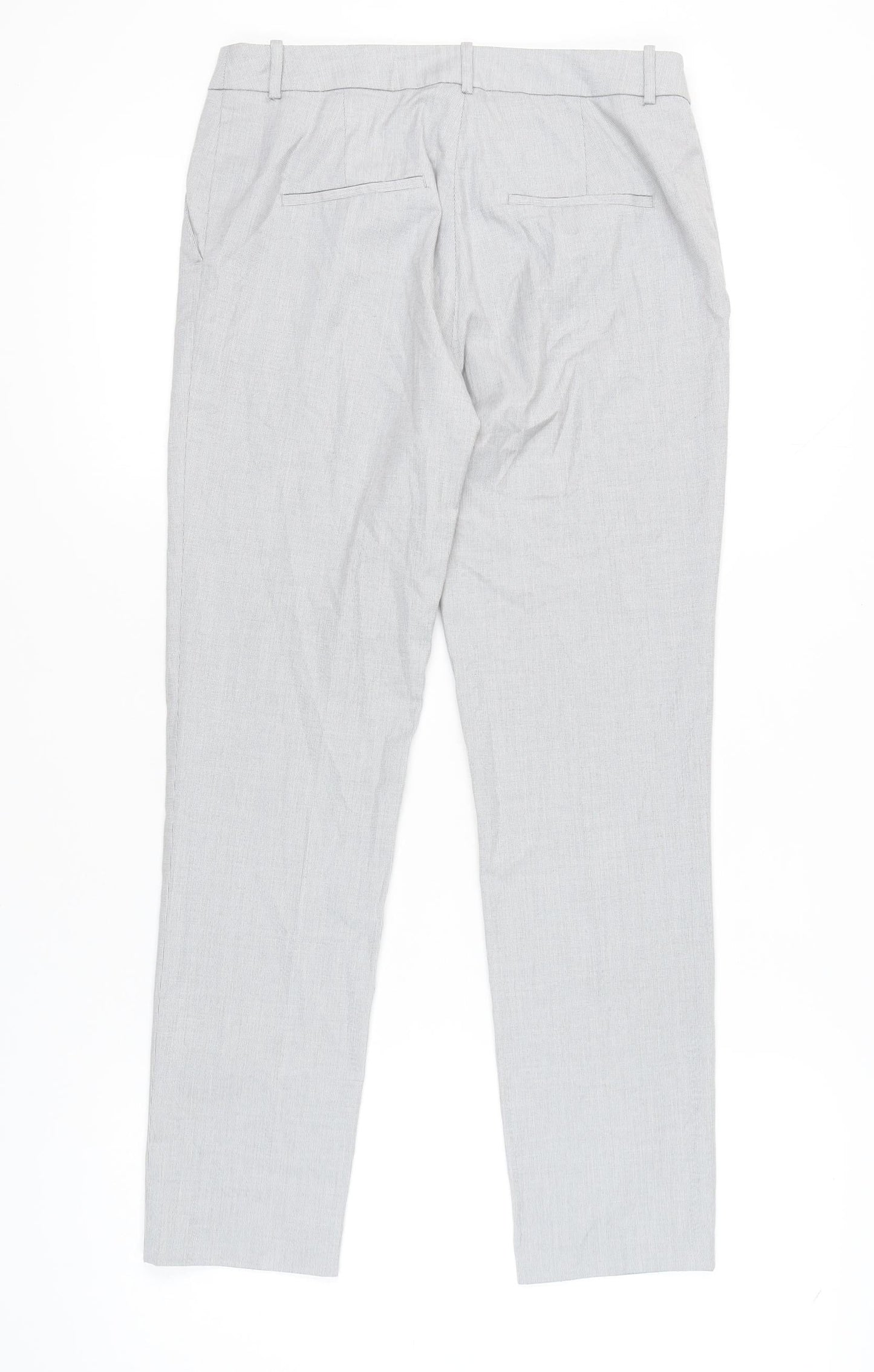 Womens UK Size 8 H&M Regular Fit Workwear Casual Grey Trousers