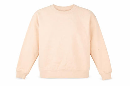 Front view of Miss Selfridge Beige Pullover Sweatshirt, size S, Casual Wear