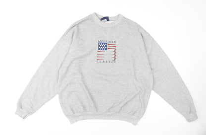 M&C Sport Men's Grey XL Pullover Sweatshirt