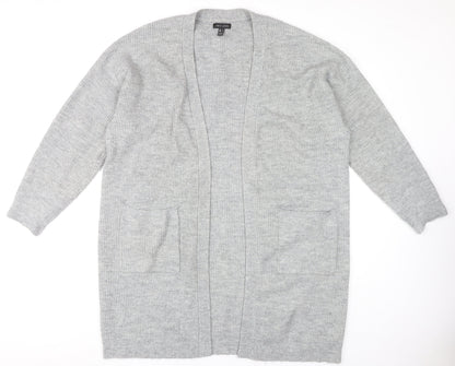 Womens UK Size L New Look Grey Cardigan Jumper